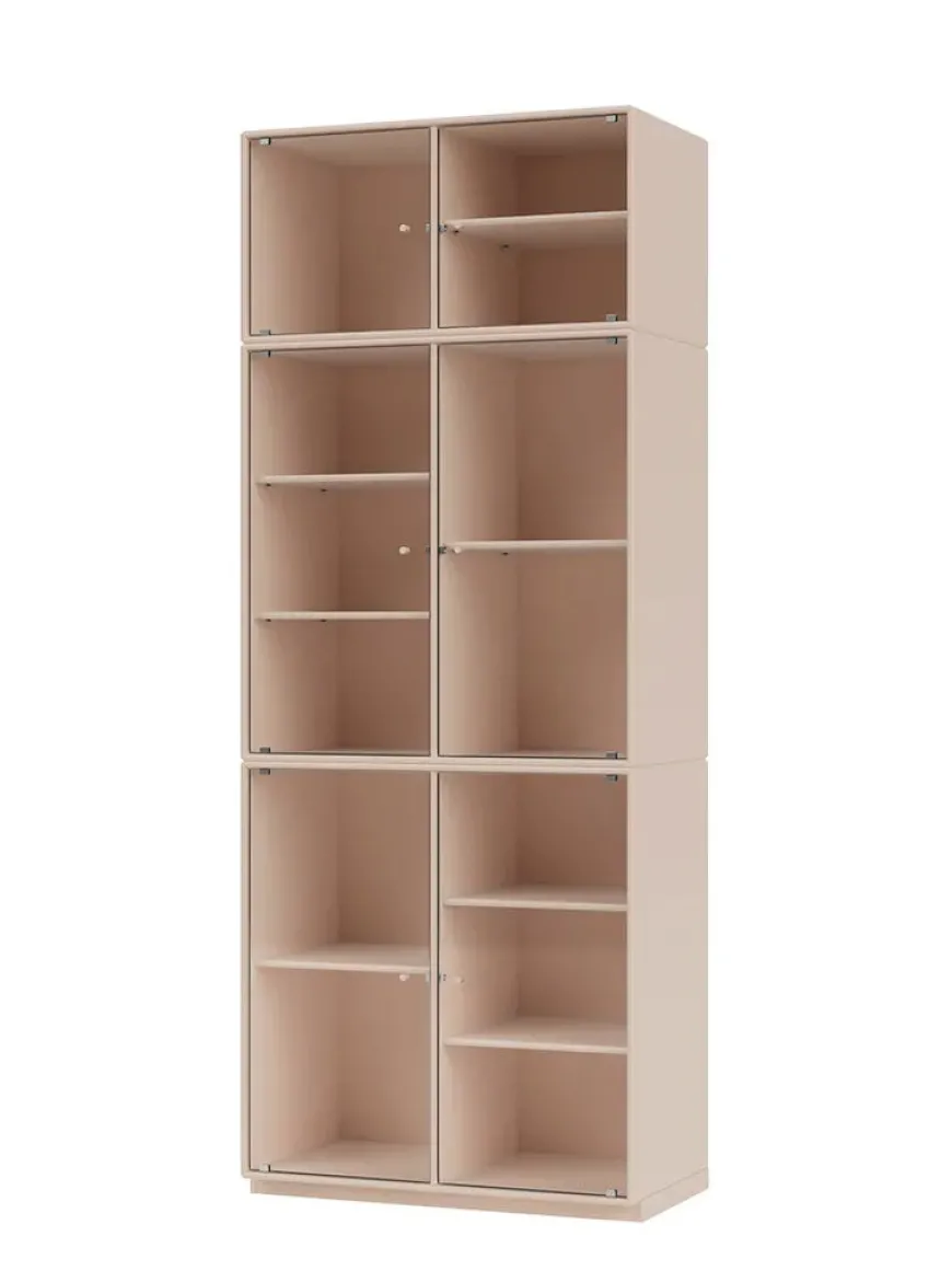 Ripple IV Vitrineskab, inkl. ben fra Montana