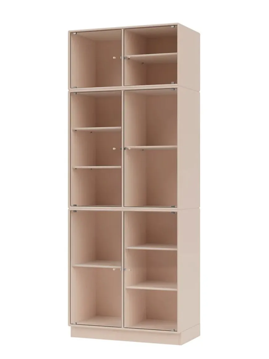 Ripple IV Vitrineskab, inkl. ben fra Montana