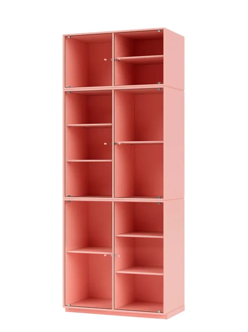 Ripple IV Vitrineskab, inkl. ben fra Montana