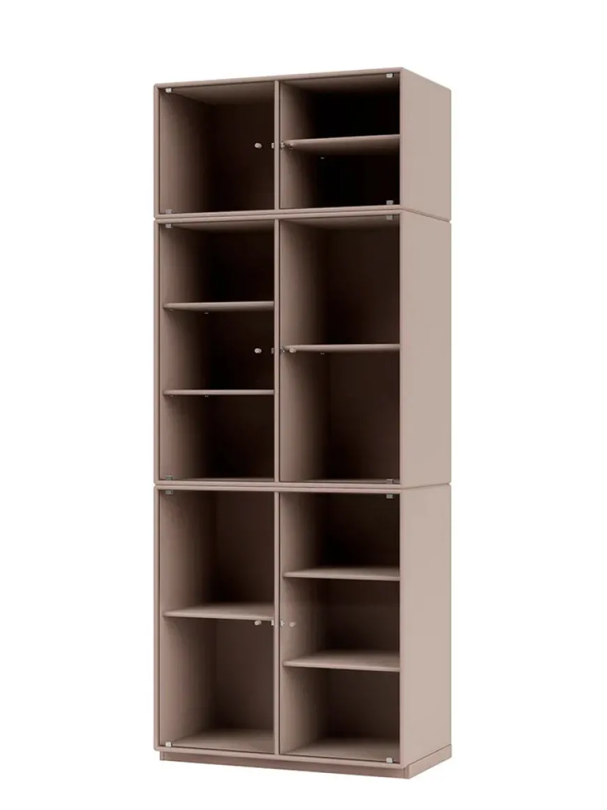 Ripple IV Vitrineskab, inkl. ben fra Montana