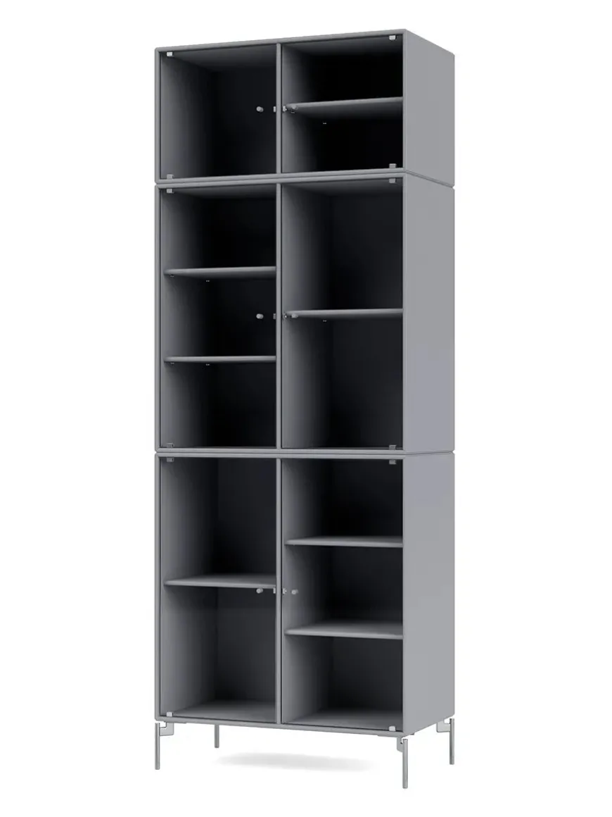 Ripple IV Vitrineskab, inkl. ben fra Montana