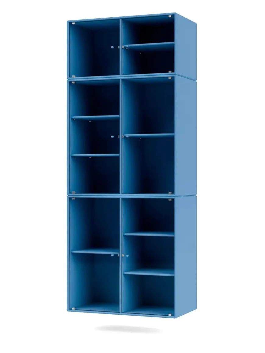 Ripple IV Vitrineskab, inkl. sokkel fra Montana