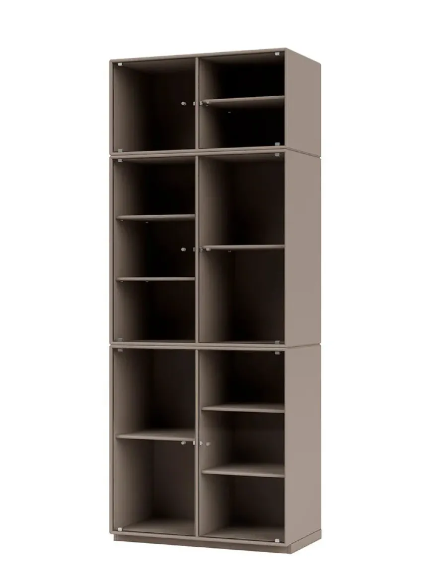 Ripple IV Vitrineskab, inkl. sokkel fra Montana