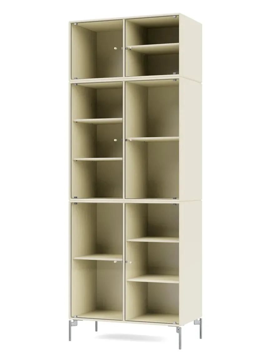 Ripple IV Vitrineskab, inkl. sokkel fra Montana