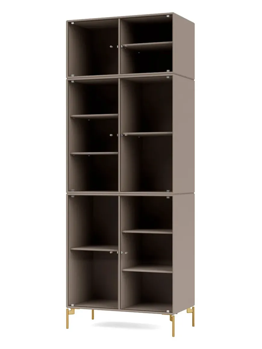 Ripple IV Vitrineskab, inkl. sokkel fra Montana