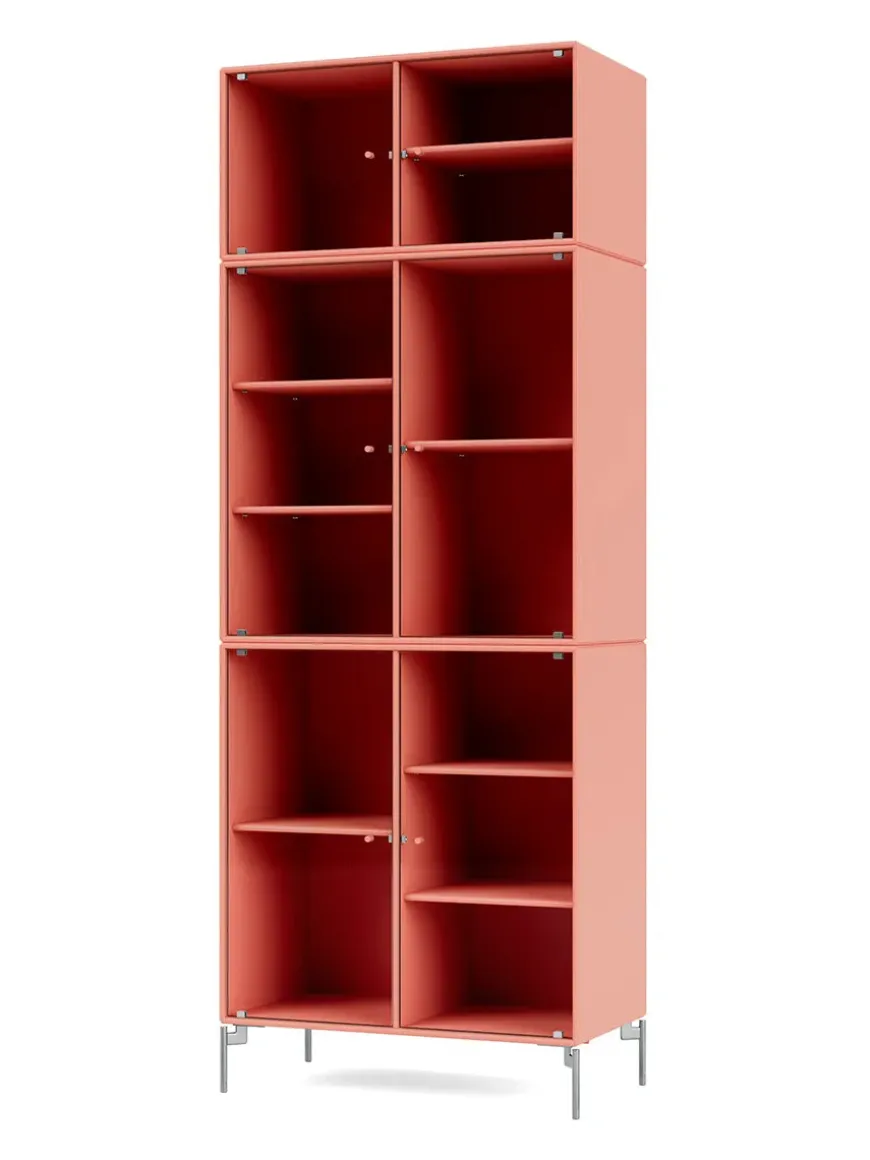 Ripple IV Vitrineskab, inkl. sokkel fra Montana