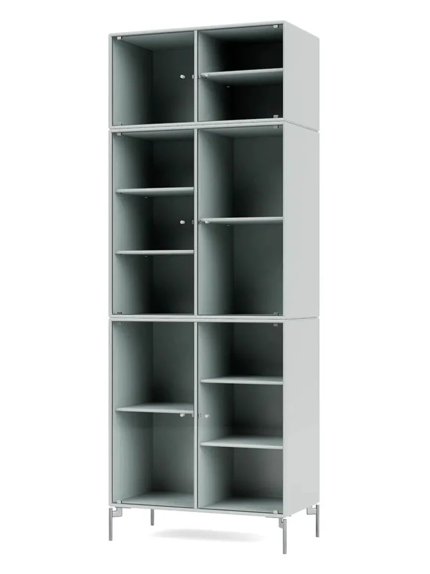 Ripple IV Vitrineskab, inkl. sokkel fra Montana