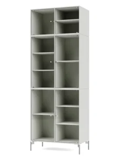 Ripple IV Vitrineskab, inkl. sokkel fra Montana