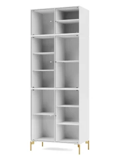 Ripple IV Vitrineskab, inkl. sokkel fra Montana