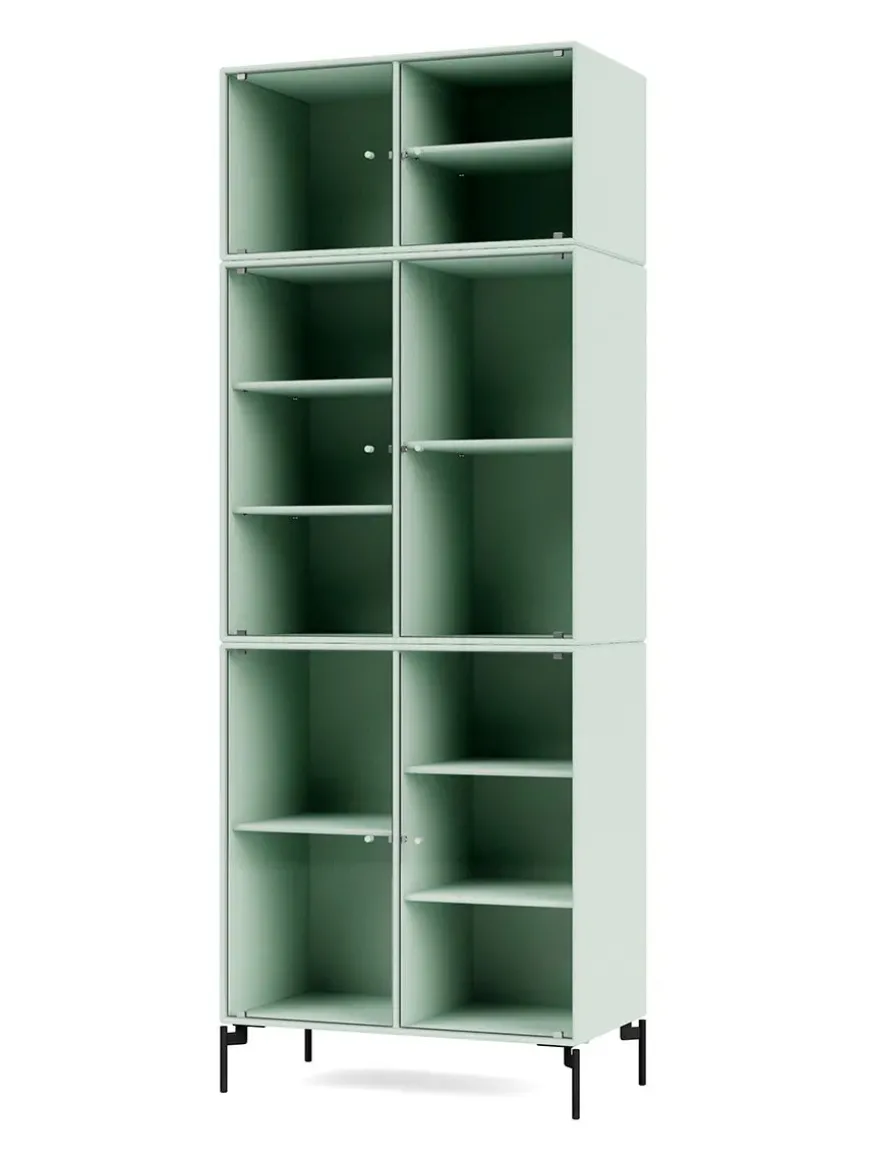 Ripple IV Vitrineskab, inkl. sokkel fra Montana