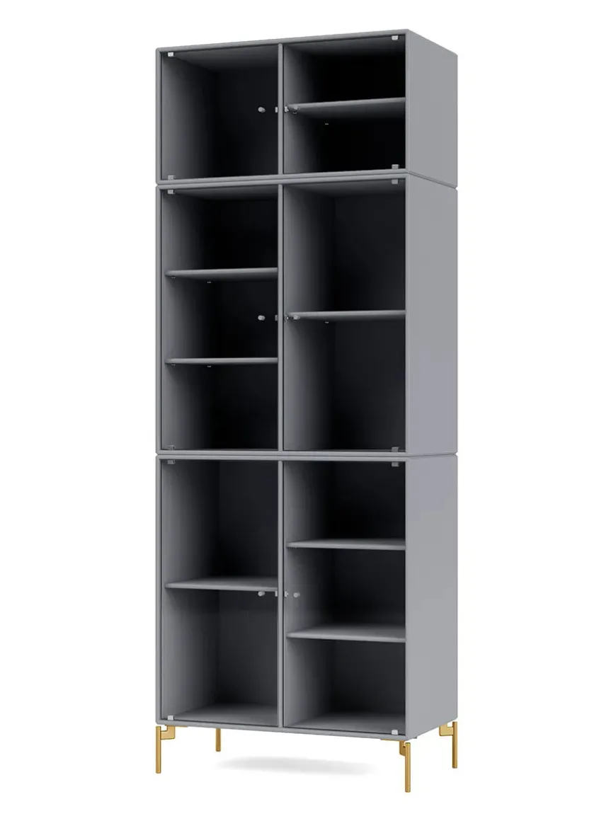 Ripple IV Vitrineskab, inkl. sokkel fra Montana