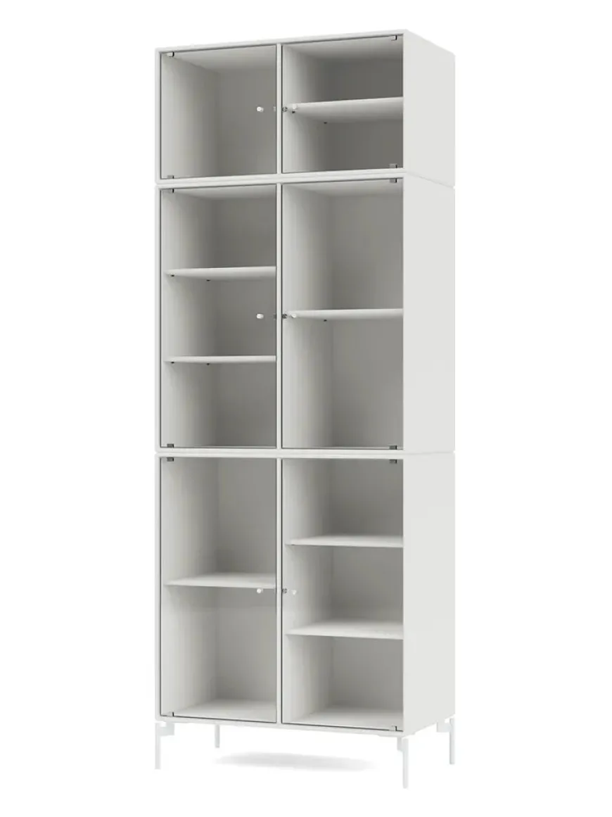 Ripple IV Vitrineskab, inkl. sokkel fra Montana