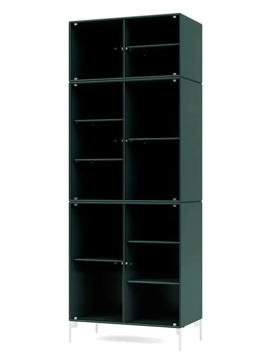 Ripple IV Vitrineskab, inkl. sokkel fra Montana