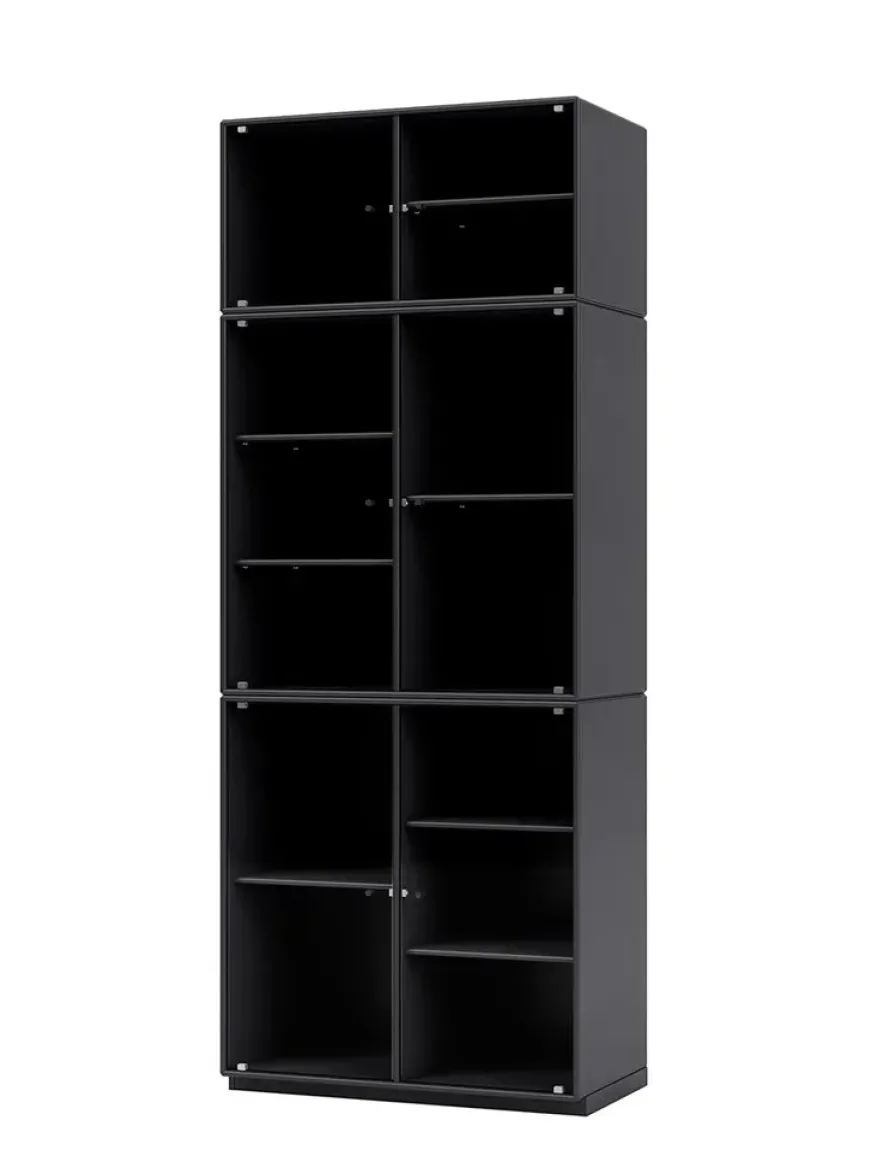 Ripple IV Vitrineskab, inkl. sokkel fra Montana