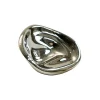 Ripple Knob Small, silver fra Hein Studio