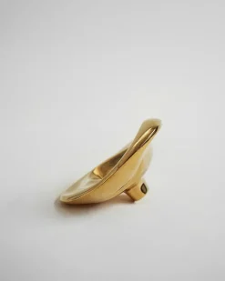 Ripple Knob Small, silver fra Hein Studio