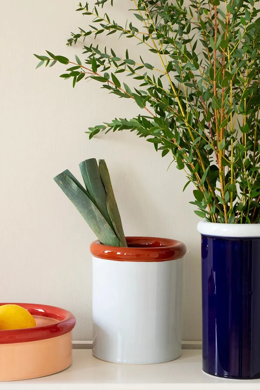 ROD bowl, coral/dark blue fra Nine