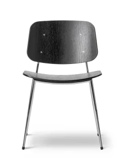 Søborg Stol, stålstel af Børge Mogensen