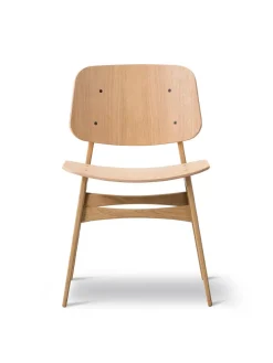 Søborg Stol, træstel af Børge Mogensen