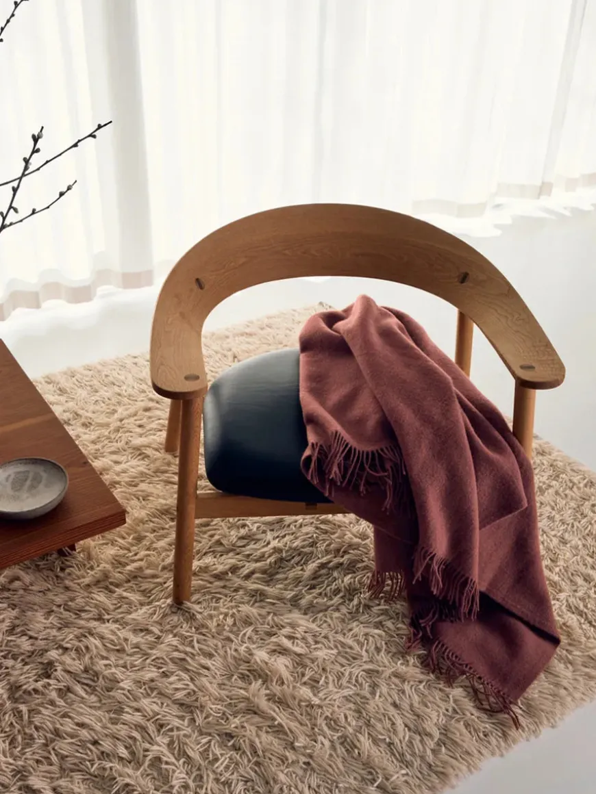 Season Plaid, caramel fra Silkeborg Uldspinderi