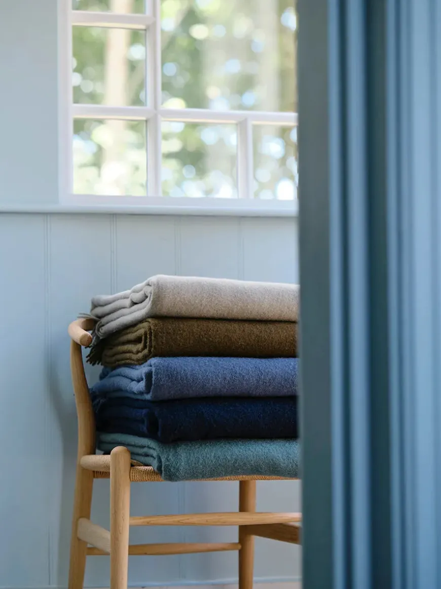 Season Plaid, midnight fra Silkeborg Uldspinderi