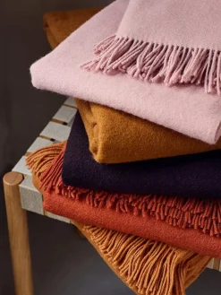 Season Plaid, moss fra Silkeborg Uldspinderi