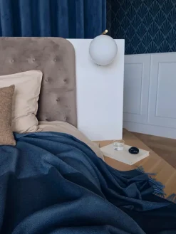 Secret Plaid, blush/rosa fra Silkeborg Uldspinderi