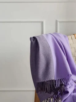 Secret Plaid, indigo/cobalt fra Silkeborg Uldspinderi