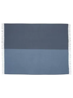 Secret Plaid, indigo/cobalt fra Silkeborg Uldspinderi