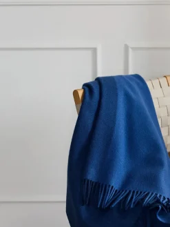 Secret Plaid, moss/seaweed fra Silkeborg Uldspinderi