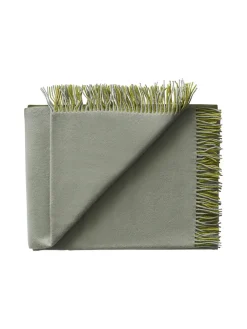 Secret Plaid, moss/seaweed fra Silkeborg Uldspinderi