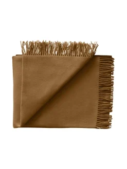 Secret Plaid, ocher/caramel fra Silkeborg Uldspinderi