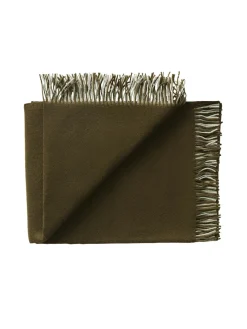 Secret Plaid, ocher/caramel fra Silkeborg Uldspinderi