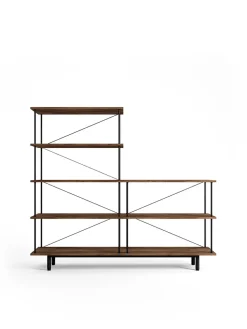 Seiton Reol 3-3 R, valnød fra Stellar Works