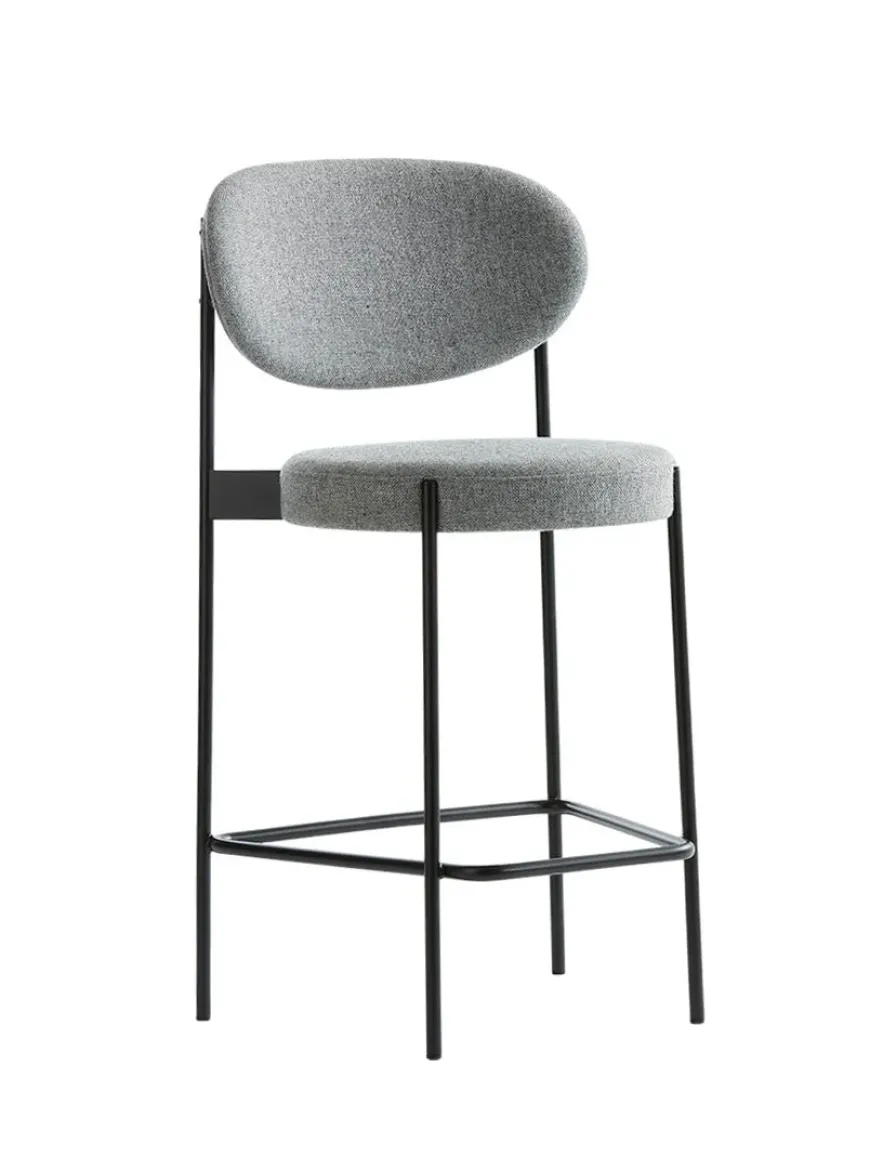 Serie 430 barstol, sort af Verner Panton