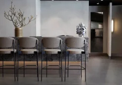 Serie 430 barstol, sort af Verner Panton