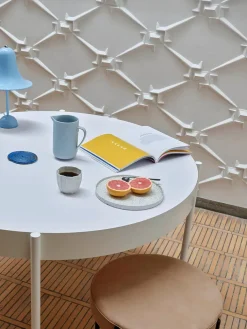 Serie 430 bord, hvid af Verner Panton