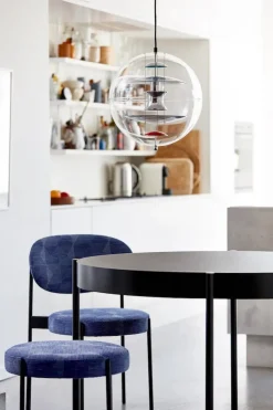 Serie 430 spisestol, sort af Verner Panton