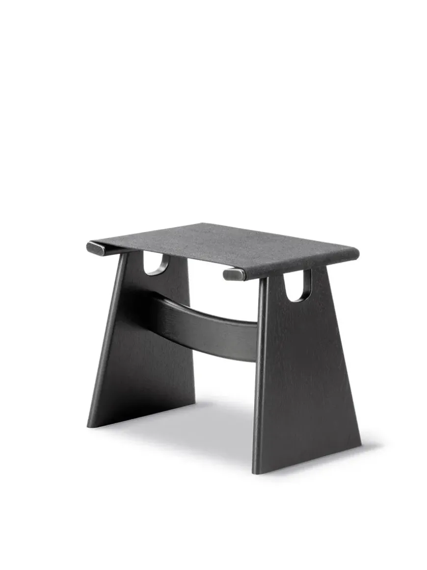 Seto Stool, eg sort lak fra Fredericia Furniture