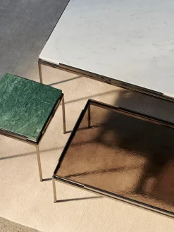 Sett LN11 Sidebord, smoked glass/chrome fra &Tradition