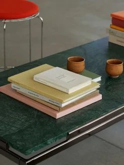 Sett LN12 Sofabord, bianco carrara marble/chrome fra &Tradition