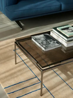 Sett LN12 Sofabord, bianco carrara marble/chrome fra &Tradition