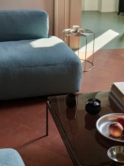 Sett LN13 Sofabord, bianco carrara marble/chrome fra &Tradition