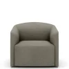 Shore Lounge Chair Extended Base, taupe fra New Works