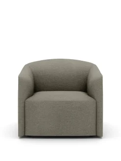 Shore Lounge Chair Extended Base, taupe fra New Works