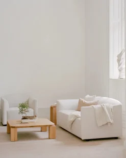 Shore Sofa 2 Seater Extended Base, lava rock fra New Works