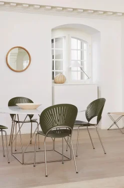 Silhouette spejl Ø100 fra Fredericia Furniture