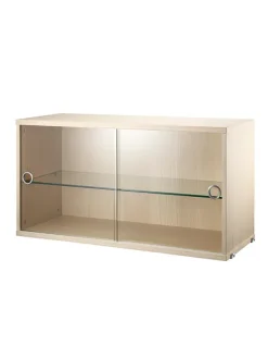 Skab m. Glaslåger fra String