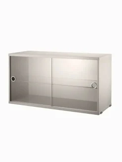 Skab m. Glaslåger fra String