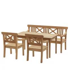 Skagerak Drachmann Sæt i Teak fra Fritz Hansen